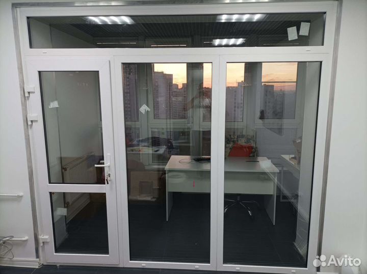 Стационарные офисные перегородки