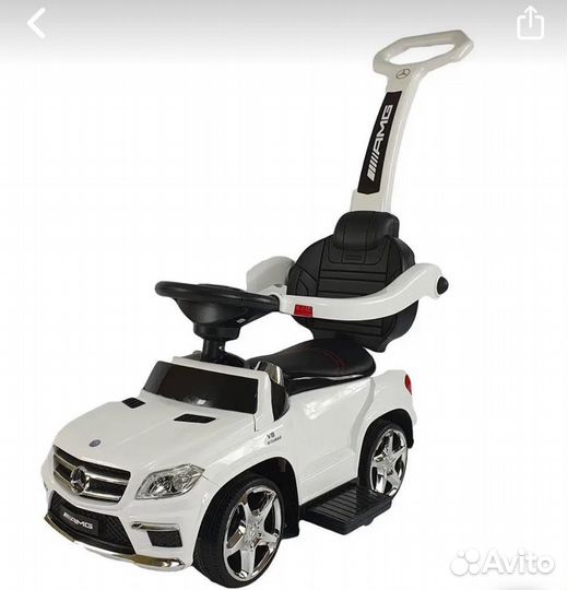 Детская машинка каталка с ручкой