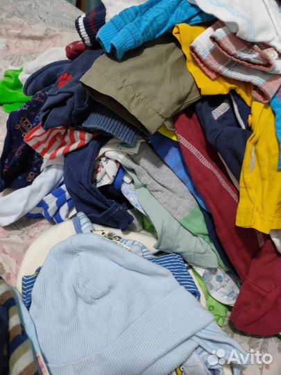 Детские вещи пакетом для мальчика от 6-12 месяцев