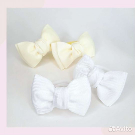 Бантики ручной работы школьные бантики резиночки