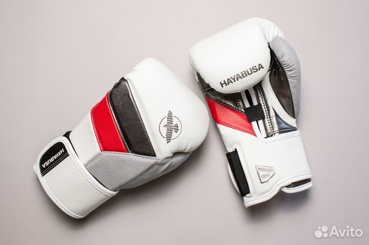 Боксерские перчатки Hayabusa T3 - White/Red