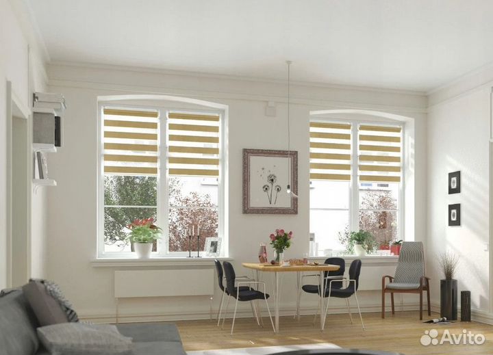 Рулонные жалюзи день ночь