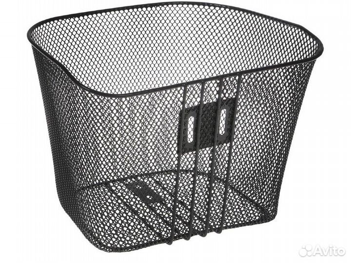Корзина вело багажная навесная на руль черная