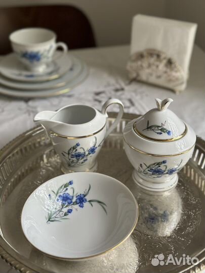 Винтажная чайная посуда и посеребрение