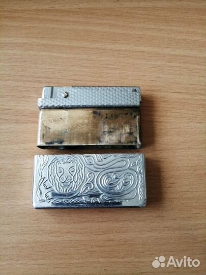 Винтажная бензиновая зажигалка СССР 70х