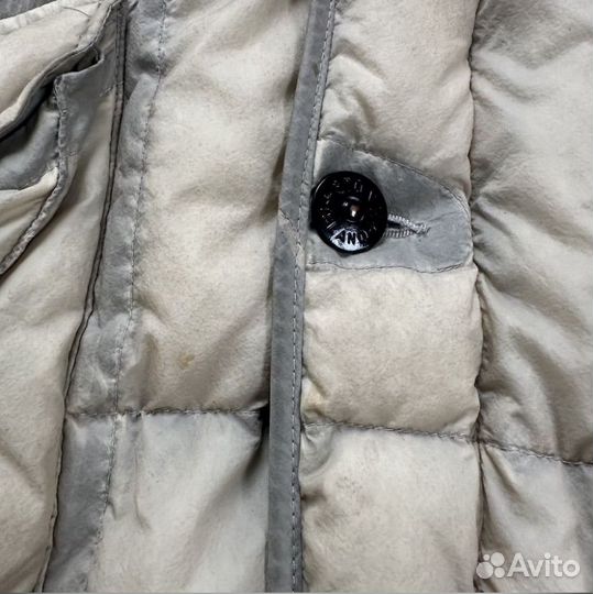 Stone island 2007 opaque nylon tela puffer