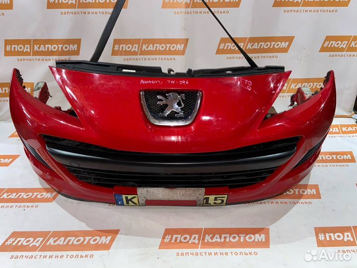 Ноускат Бампер Peugeot 207 рест. 2010