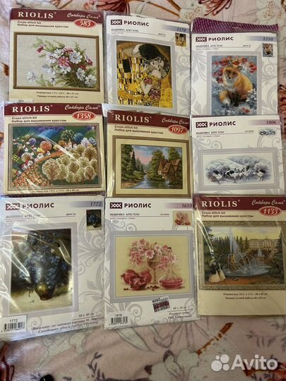 Наборы для вышивки Риолис