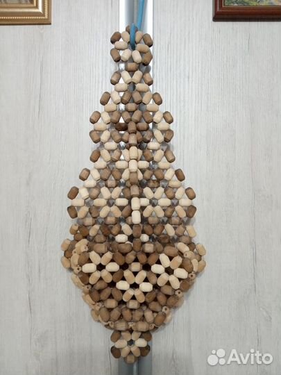 Панно плетёное из дерева