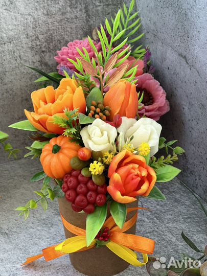 Мыло ручной работы букет