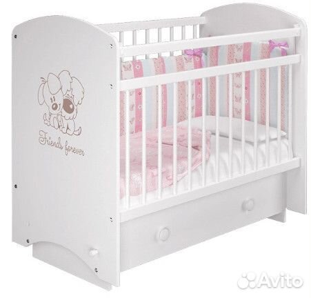 Кроватка Можгинский лесокомбинат Эмили Друзья 510