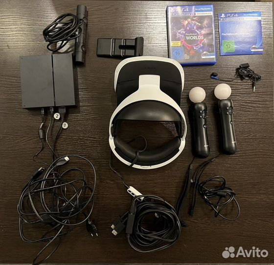 Sony playstation 4 PS4 pro 1tb с играми + VR