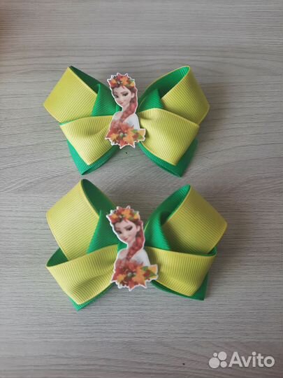 Бантики, повязки, броши ручной работы