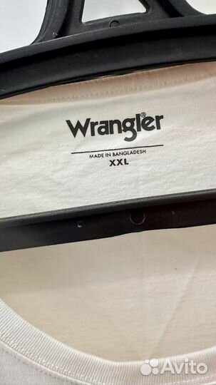 Wrangler.Off White.новая футболка:оверсайзед. 2XL