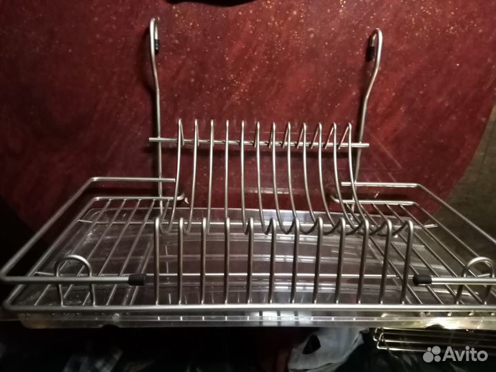 Корзина для релинга сушка для посуды сатин