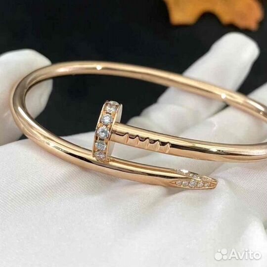 Браслет Cartier Juste un Clou Розовое золото 0,49ct