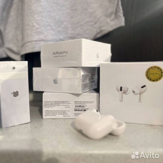 Airpods pro premium с шумоподавлением