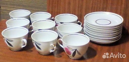 Чайно кофейный сервиз на 9 персон