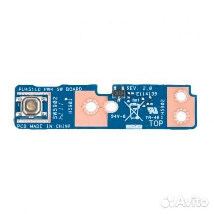 Плата для ноутбука Asus PU451LD power SW BD с кноп