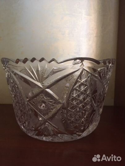 Хрустальная ваза СССР Конфетница