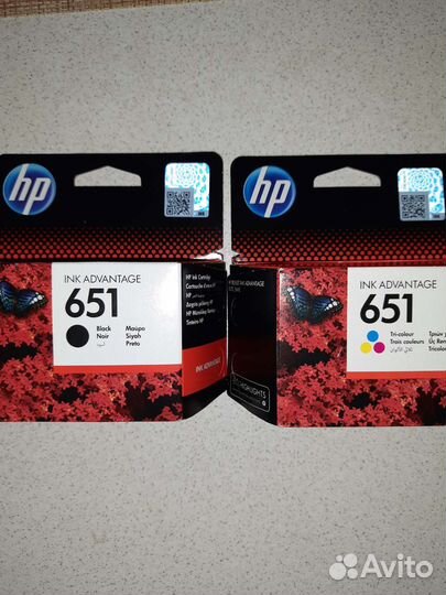 Картриджи hp 651