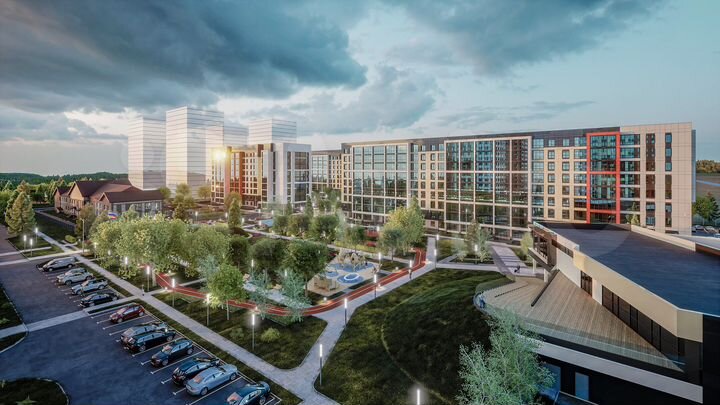 2-к. квартира, 45,3 м², 6/18 эт.