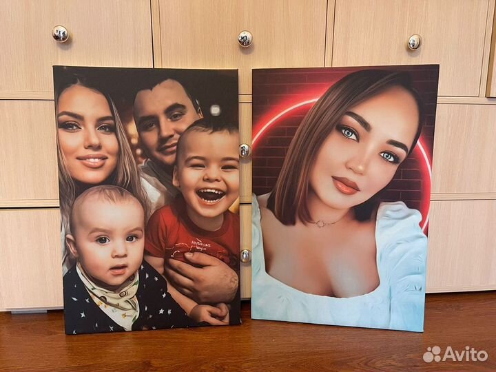 Портрет на холсте по фото