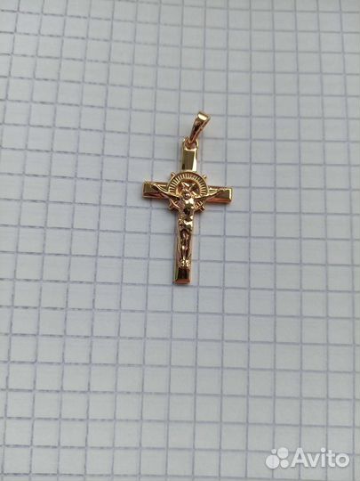 Крест подвеска