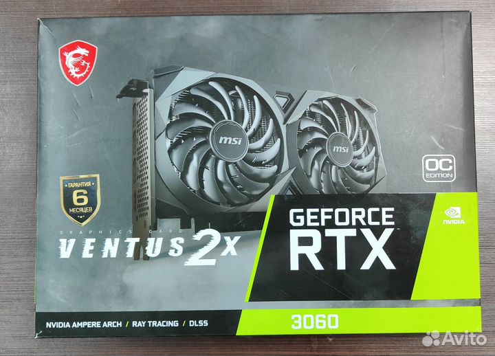 Видеокарта rtx 3060 12 гб