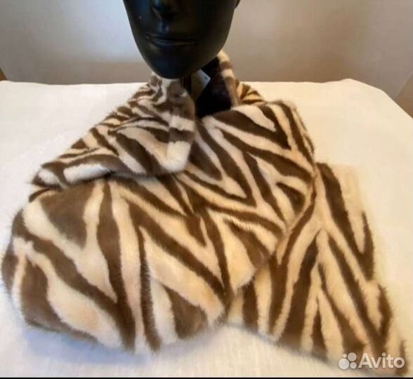 Палантин из меха норки новый