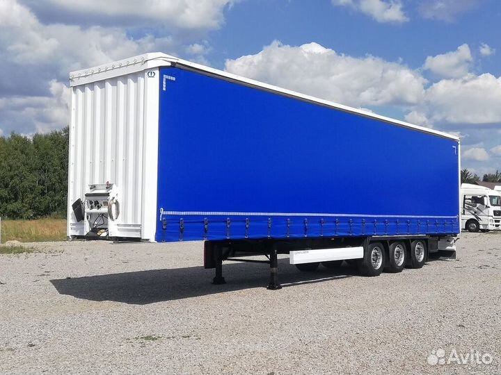 Новые боковые шторы (полотна,тента) на полуприцеп