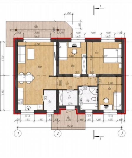 Дом 99 м² на участке 8,6 сот.