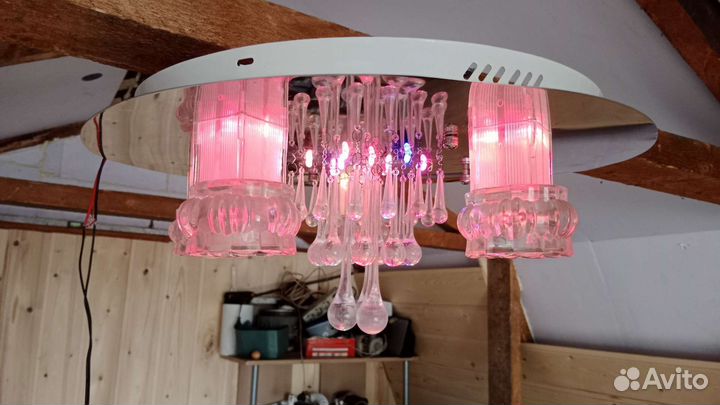 Люстра потолочная светодиодная бу