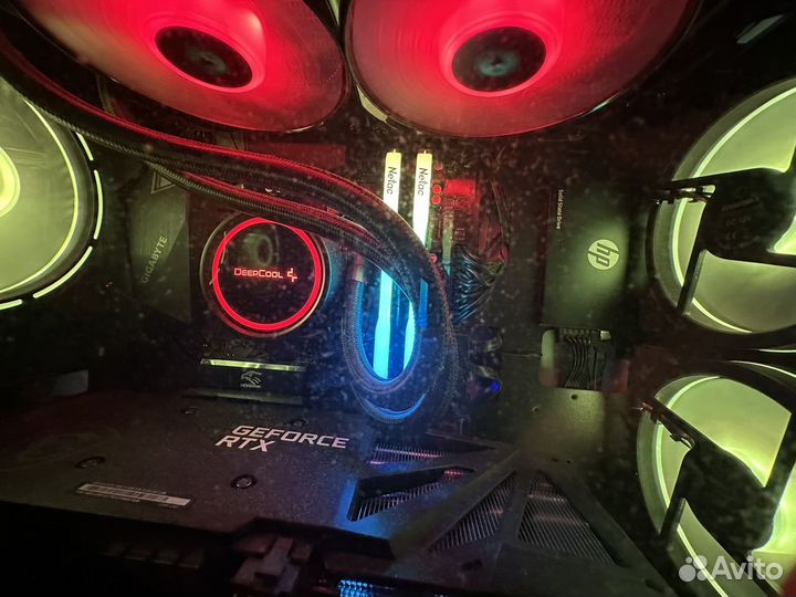 Игровой пк rtx 3060 ti, ryzen 5600x, 16гб озу