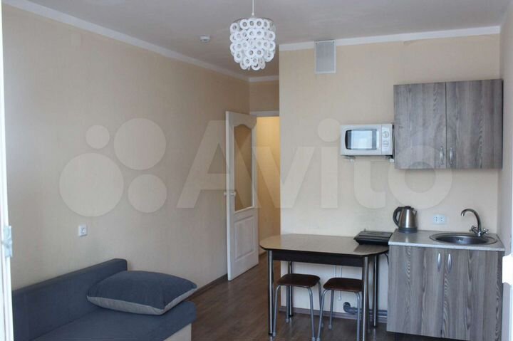 1-к. квартира, 17,1 м², 1 кровать