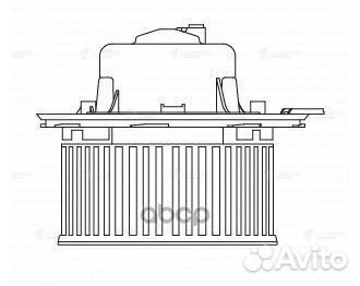 Вентилятор отопителя салона VAG golf V/octavia 03
