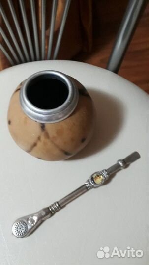 Колебас и бомбилья для чая мате