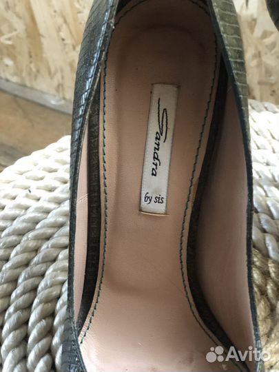 Туфли женские 36 размер натуральная кожа (б/у)