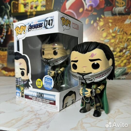 Funko Pop 747 Loki Светящийся