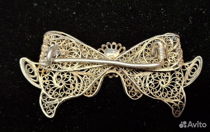 Серебряная Брошь 