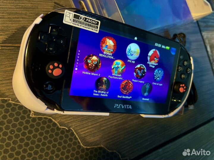 Sony PS Vita Slim Black 128gb 7500 игр (комплект)
