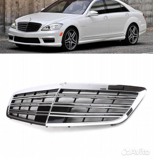 Решетка тюнинг Mercedes S W221 S65 2010-2013