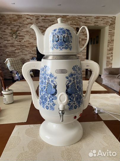 Самовар электрический гжель