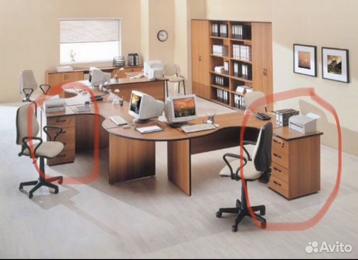 Тумбочки офисной мебели Дин-Р