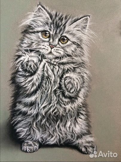 Картина Котёнок в подарок