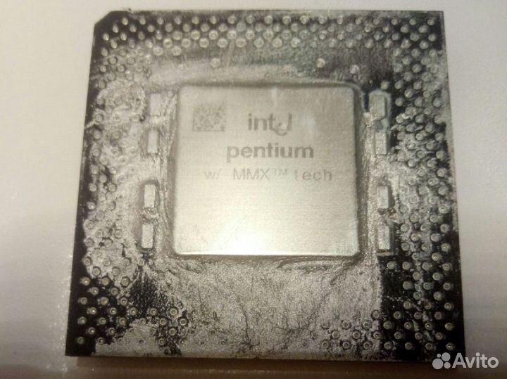 Ретро процессор Intel Pentium MMX 233 мгц