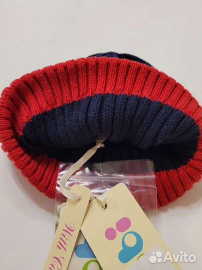 Шапка для мальчика зимняя шерстяная чоби chobi