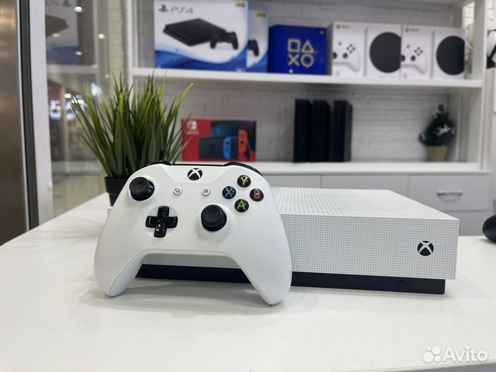 Xbox One S 1 TB DE, гарантия магазин