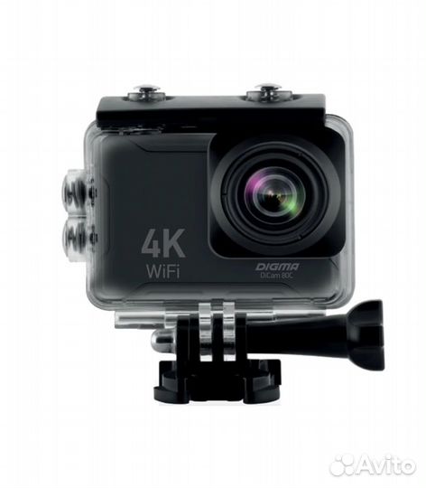 Экшн-камера Digma DiCam 80C, черный