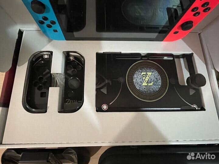 Прошитый Nintendo Switch + 128Gb + игры